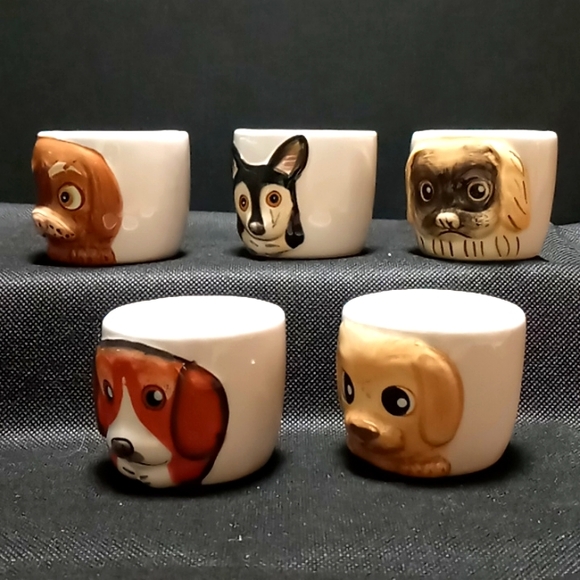 Window Garden - Cute, Hand Painted, 3D Puppy Planters. - Picture 2 of 9